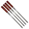 Platte kebab-spiesjes, roestvrij staal, 61 cm, Turkse-spiesjes, zware BBQ, perfect voor Koobideh-kebab, Turkse BBQ stijl…