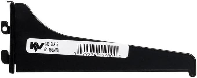 Knape & Vogt 180BLK 6" Bracket