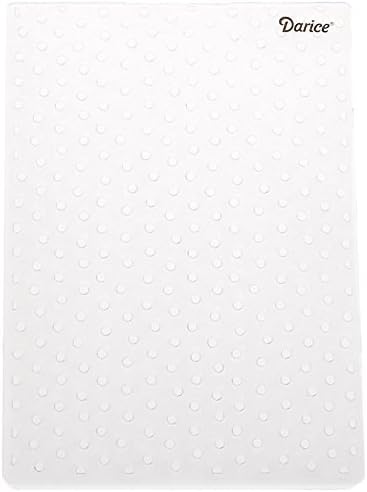 Darice 1217-67 Embossing Folder, 5 by 7-Inch, Dot Background Design
