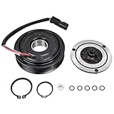 A/C AC Compressor Clutch Repair Kit - Drive Plate Hub Pulley Bearing Coil for Jeep Liberty 6 Cyl. 3.7L 2002 2003 2004 2005