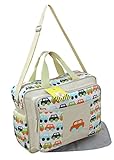 Bolsa de pañales para bebé GMMH Bolso cambiador 2160 de 2 piezas, bolsa de pañales, bolsa de pañales, bolsa para bebé, color beige