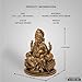SILAII Lord Ganesha Divine Sculpture - 6 Inches, Handmade Home Decor Idol for Spiritual and Gifting Purposes