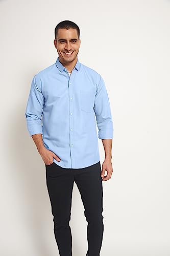 Image of SWADESI STUFF Ragular Fit Full Sleev Solid Casual Regular Fit Shirt For Men