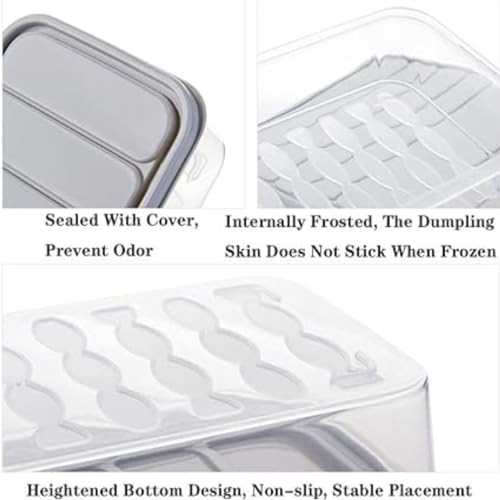 Image of SR Modular Plastic Storage Containers with Lid, Fridge Storage Boxes Keeps Dry Fruits, Vegetables, Meat, Fish Fresh Longer Fridge Organizer, Set of 3 (1 pcs 2500 ML, 2 pcs 1200 ML)
