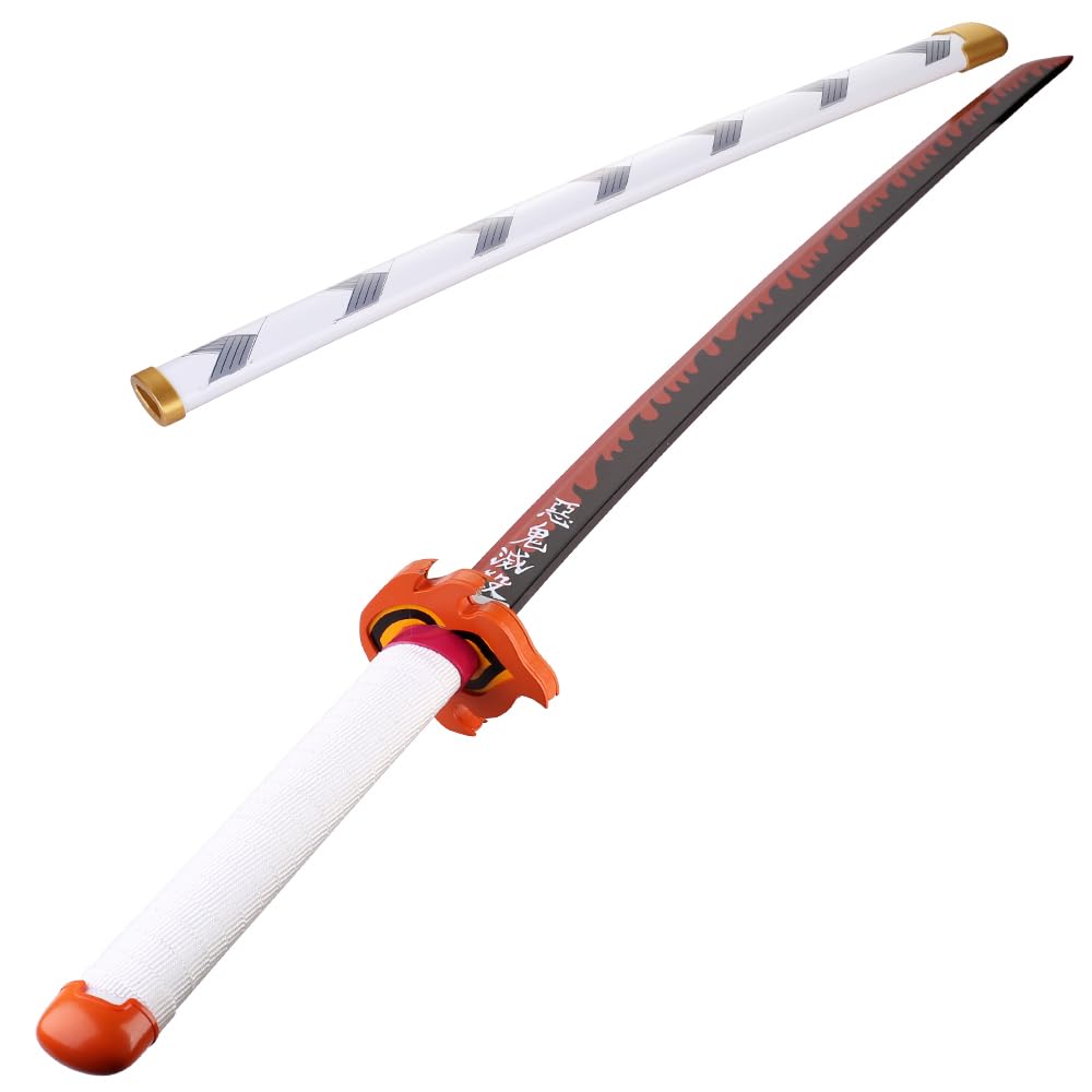 煉獄 武具 装飾　美術刀　　模擬刀 Amazon.co.jp: ASINKING 鬼滅の刃 煉獄杏寿郎 日輪刀 鬼殺隊