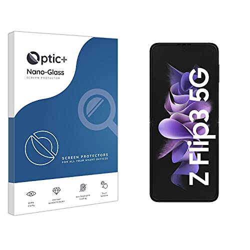 Optic+ Nano Glass Screen Protector Compatible With Samsung Galaxy Z Flip3 5G