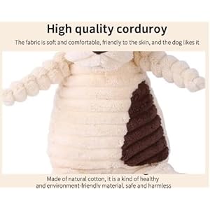 Chew tuff – Chew Toys for Small and Medium Dogs – Dog Squeak Toy – Cute Animal Dog Toy – Dog Stuffed Animals Chew Toy – Corduroy Plush Pet Toy- Puppy Squeaky Toys for Small Dogs – Dog Teeth Cleaner