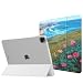 MoKo Case Fit iPad 9.7 5th/6th Generation - Slim Lightweight Smart Shell Stand Cover with Translucent Frosted Back Protector Fit Apple iPad 9.7 Inch 2018/2017, Sea & Flower (Auto Wake/Sleep)