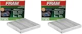 Fram Fresh Breeze Cabin Air Filter, CF10074 with Arm & Hammer Baking Soda (Pack of 2)