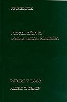 By Robert V. Hogg - Introduction to Mathematical Statistics: 5th (fifth) Edition B008UYL2S2 Book Cover