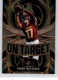 2025 Panini Select On Target #25 Terry McLaurin Washington Commanders Official Football Card in Raw (NM or Better) Condition