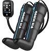 FIT KING Upgraded Full Leg Compression Massager Boots, Professional Air Compression Recovery System for Circulation & Fast Athlete Recovery, Cordless Rechargeable Recovery Boots Small