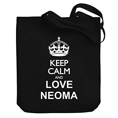 Teeburon Keep Calm and Love Neoma Bolsa de Lona 10.5
