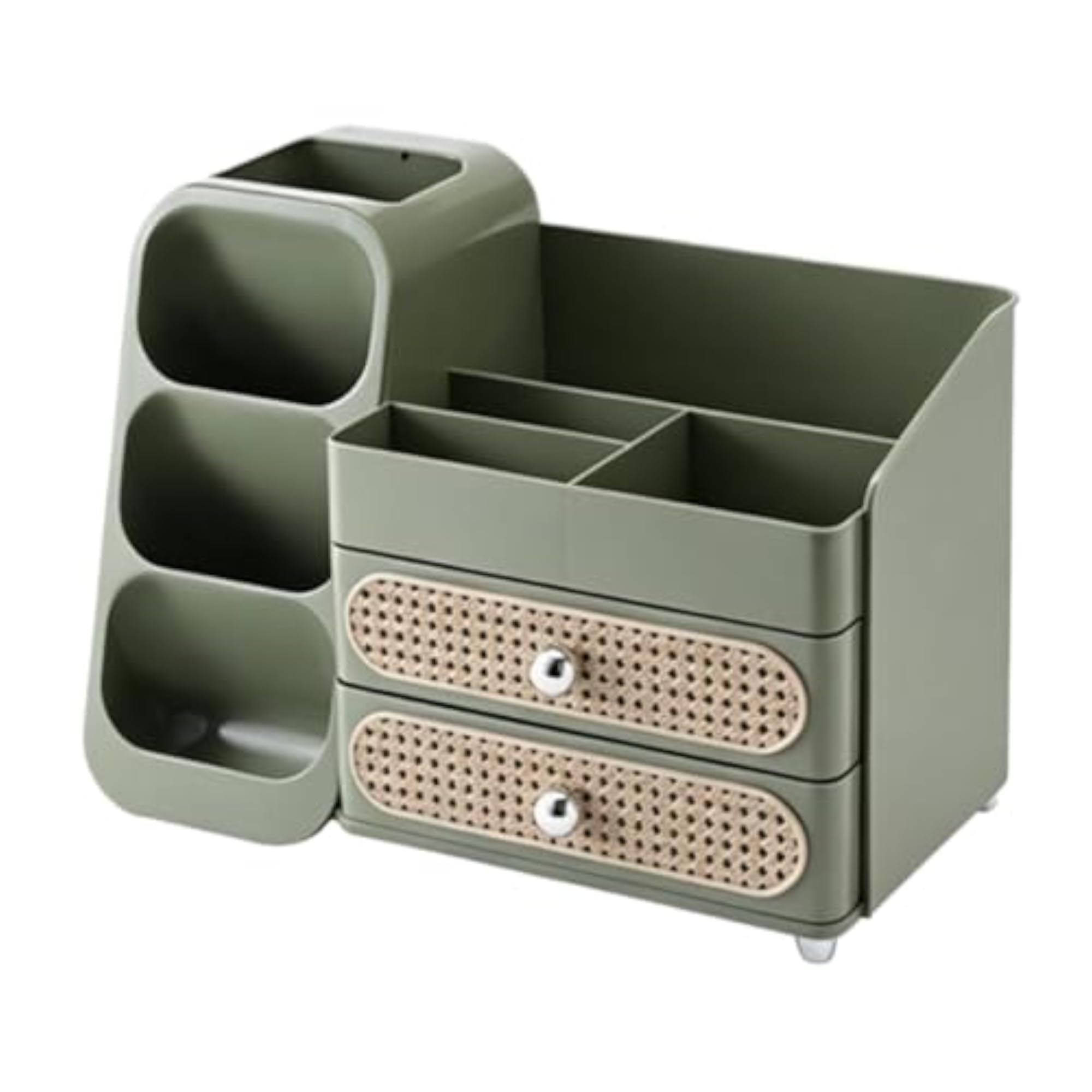 Large Capacity Multi-Compartment Makeup Organizer