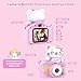Kids Camera for Girls Age 3-11, Dual Lens 1080P Children Digital Camera with 16GB Card, Toddler Camera Toy, Christmas or Birthday Gift for Girls (Pink)