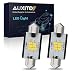 AUXITO 578 LED Bulbs 400 Lumens Canbus Error Free 211-2 212-2 41MM 42MM Festoon LED Bulbs for Dome Light Interior Car License Plate Map Door Courtesy Lights Xenon White, Pack of 2
