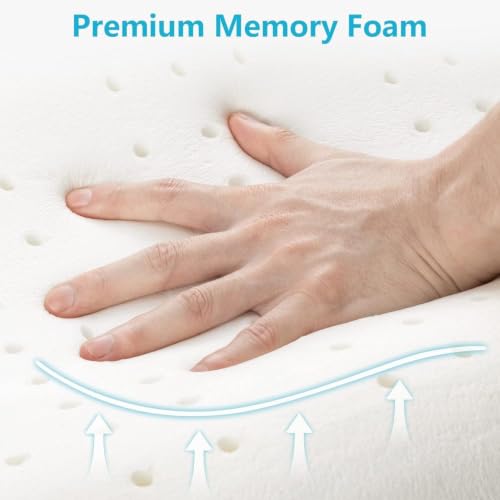 Image of Memory Foam Pillow for Sleeping | Ergonomic Contour Pillow for Neck & Head Support | Orthopedic Cervical Pillow for Adults | Comfortable Sleeping Pillow (Pack of - 1)