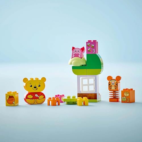 Image of LEGO DUPLO | Disney Winnie The Pooh's Birthday Party Building Set 10457 Building Blocks Toys for Gift for Boys and Girls