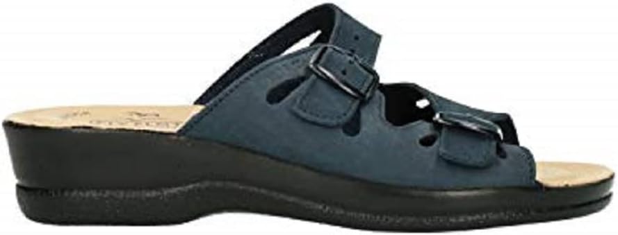Fly Flot Barbariga Women's Microfibre Slippers Breathable Double Adjustable Buckle Leather Insole Sandals