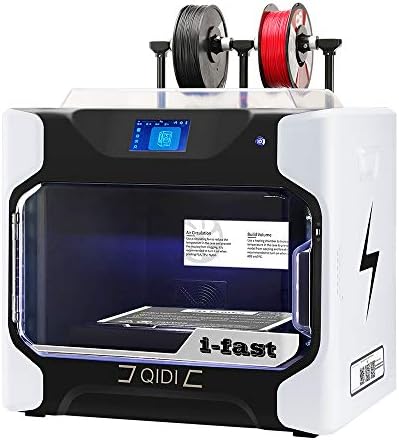 R QIDI TECHNOLOGY i Fast 3D Printer, Industrial Grade Structure, with Dual Extruder for Fast Printing, Super Large Printing Size 330×250×320mm