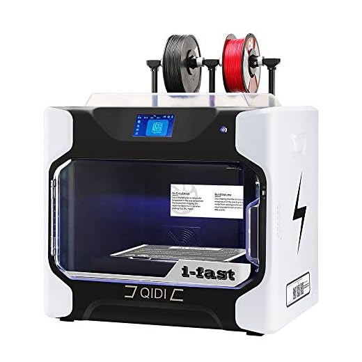 R QIDI TECHNOLOGY i Fast 3D Printer, Industrial Grade Structure, with Dual Extruder for Fast Printing, Super Large Printing Size 330×250×320mm