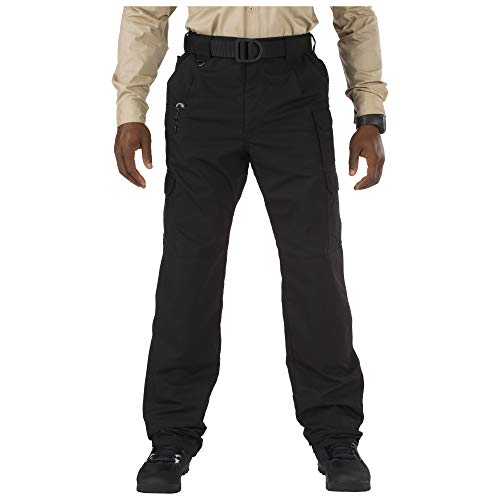 5.11 Tactical Men's Taclite Pro Lightweight Performance Pants, Cargo Pockets, Action Waistband, Black, 34W X 32L, Style 74273 #TOP2