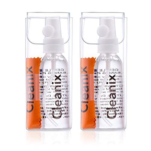 Glasses Cleaner Kit (Set of 2) Alcohol Free - Includes (2) Microfiber Cloths