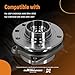 maXpeedingrods 512513 Rear Wheel Hub and Bearing Assembly for Jeep Cherokee AWD 2014-2023, for Chrysler 200 AWD 2015-2017 5-Lug