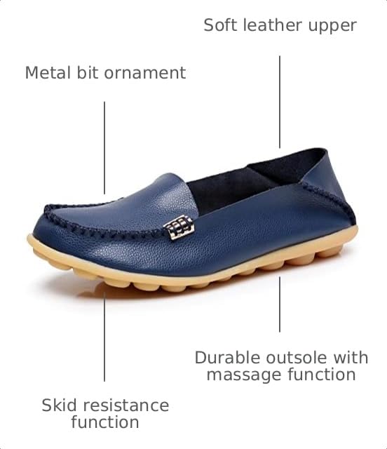 Image of VenusCelia Women's Natural Comfort 2 Walking Flat Loafer