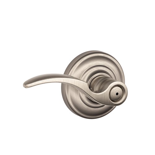 Schlage St.Annes Privacy Lever, Andover Rose, Satin Nickel - FA40STA619/F40STA619AND