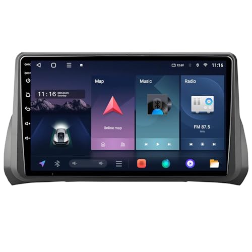 Radio Coche 2 DIN Carplay Android Auto Fiat Argo 2019-2022 con pantalla táctil 4 Nuclear 32G