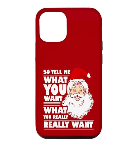 Santa Claus Tell Me What You Want �ʔ����N���X�}�X �X�}�z�P�[�X iPhone 12/12 Pro �p
