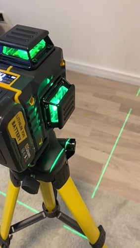 4D multifuncional 16 linhas verde DIY industrial nível laser grau 360 com tripé