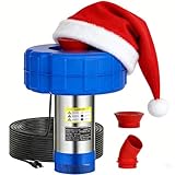 15000 GPH Pond Fountain Aerator - Fully Automatic 110V, 750W (1HP) Floating Fountain and Pond Aerator for Large and Small Outdoor Ponds and Lakes - Pond Fountain with 100 Feet Power Cord.