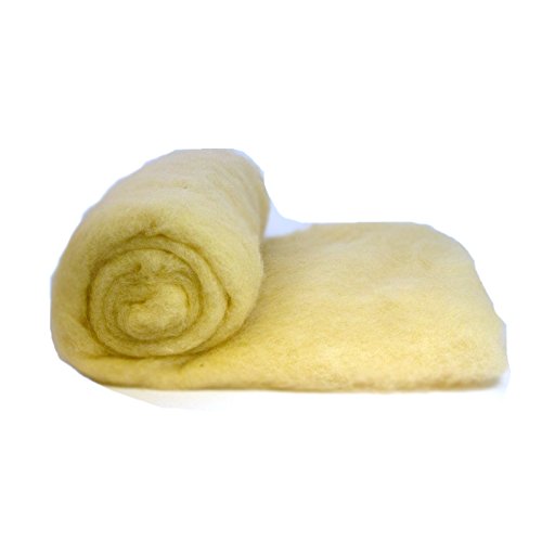 Heidifeathers Dyed Wool Batts - Choose Size and Colour (Medium, Light Flesh)