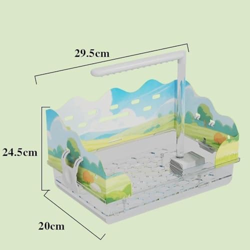 Baignoire automatique oiseau en acrylique avec pompe USB silencieuse pour cage