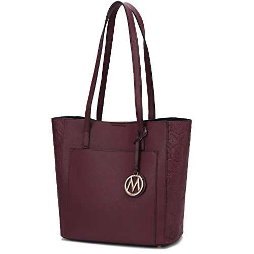 Image of MKF Collection Tote Bag for Women, vegan Leather Large Top Handle Handbag Fashion Shoulder Bag Purse By Mia K