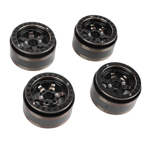 Jeu de pneus de roue en laiton lourd pour maximiser l'adhérence de votre crawler RC 1/10