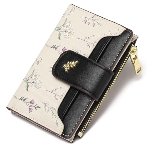 Image of GAEKEAO Wallet Women Small RFID Vegan Leather Card Holder for Women