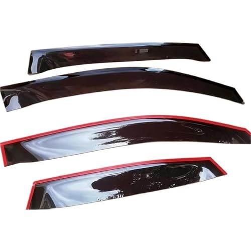 Visière de porte fenêtre pour Toyota Prado J150 déflecteurs de vent étanche pare-soleil noir