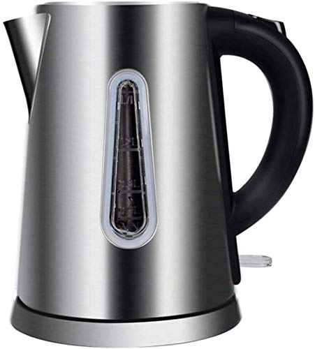 Haushalts-Wasserkocher Schnellkochen 1,7 L 1800W Wasserkocher Gebürsteter Edelstahlkrug Kessel Akku-Wasserkocher mit automatischer Abschaltung