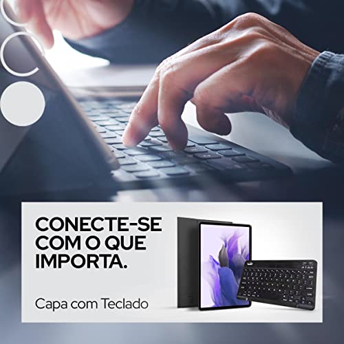 Webookers WB Capa com Teclado Para Tablet Samsung Galaxy Tab S7 FE 12.4