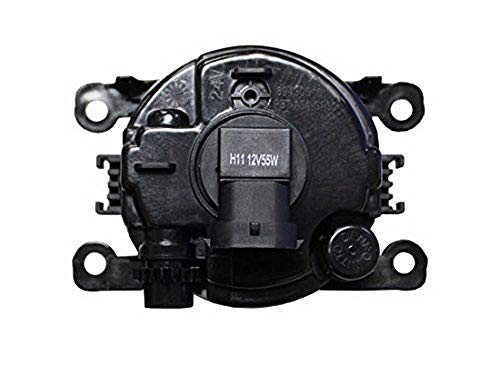 Ijdmtoy Pair Clear Lens Fog Light Lamp Assemblies W/ 55W H11 Halogen Bulbs Compatible With Acura Honda Ford Suzuki Etc #TOP6