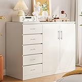 PinLin 5 Pack Kitchen Door Handles 160mm Hole Centre Brushed Nickel Cabinet Handles Stainless Steel Cupboard T Bar Handle (Screws Included) - Image 5