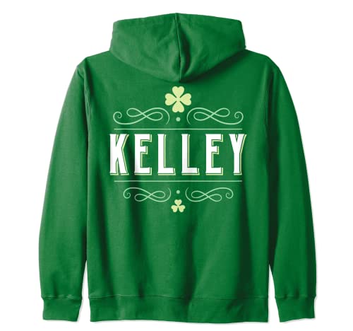 Apellido irlandés familiar a juego | Kelley Sudadera con Capucha