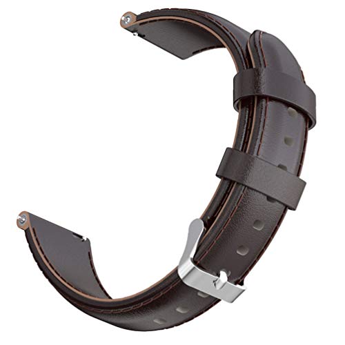 NICERIO Compatível com pulseira de couro para relógio Fossil Gen 4 Pulseira de substituição de liber