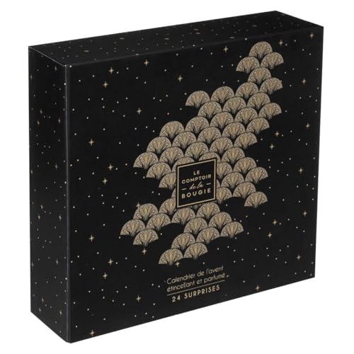 Atmosphera - Adventskalenderbox 24 bougies - Schwarz