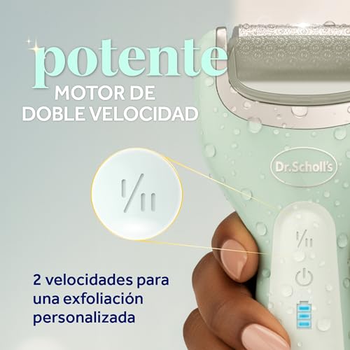 Miniatura 7 de Dr. Scholl S Pedi Perfect Pro Pedicura Eléctrica Profesional Para Pies Elimina Callos Y Durezas, Lima Eléctrica Para Talones, Fresa Recargable E Impermeable, 3 Cabezales, Recogepolvo