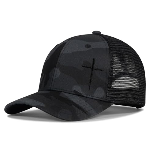 Image of Christian Hats for Men Women,Jesus Cross Hat Christian Religious Gifts for Birthday /Christmas