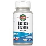 KAL Lactase Enzyme 250 mg, Healthy Digestion Support for Lactose Intolerance, Liquid-Filled ActivGels Made Without Soy, 250 FCC Units, 30 Servings, 60 SoftGels